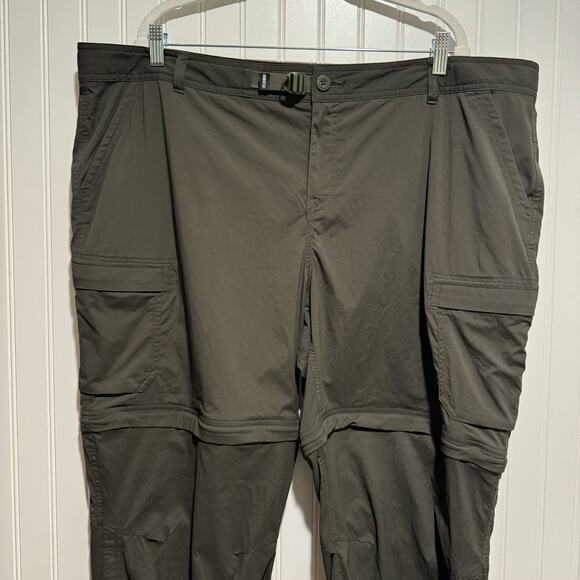 REI Co-op Sahara Convertible Cargo Pants Olive Greens Plus Size 22W - Picture 2 of 8